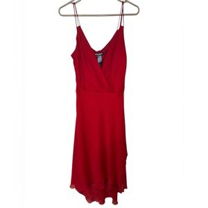 Bisou Bisou Red Wrap Dress